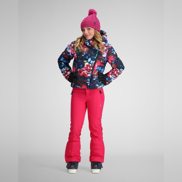 Obermeyer Youth Isla Puffer Ski Jacket. Size medium, 10/12. NWT! - Picture 1 of 7